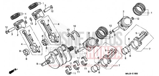 VILEBREQUIN/PISTON ST1100AY de 2000